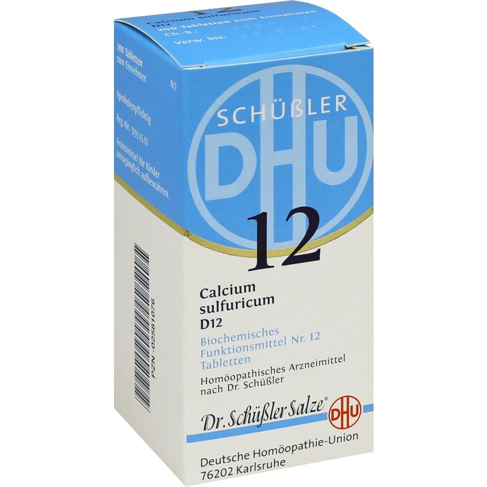 DHU Schüßler-Salz Nr. 12 Calcium sulfuricum D12 200 St Tabletten