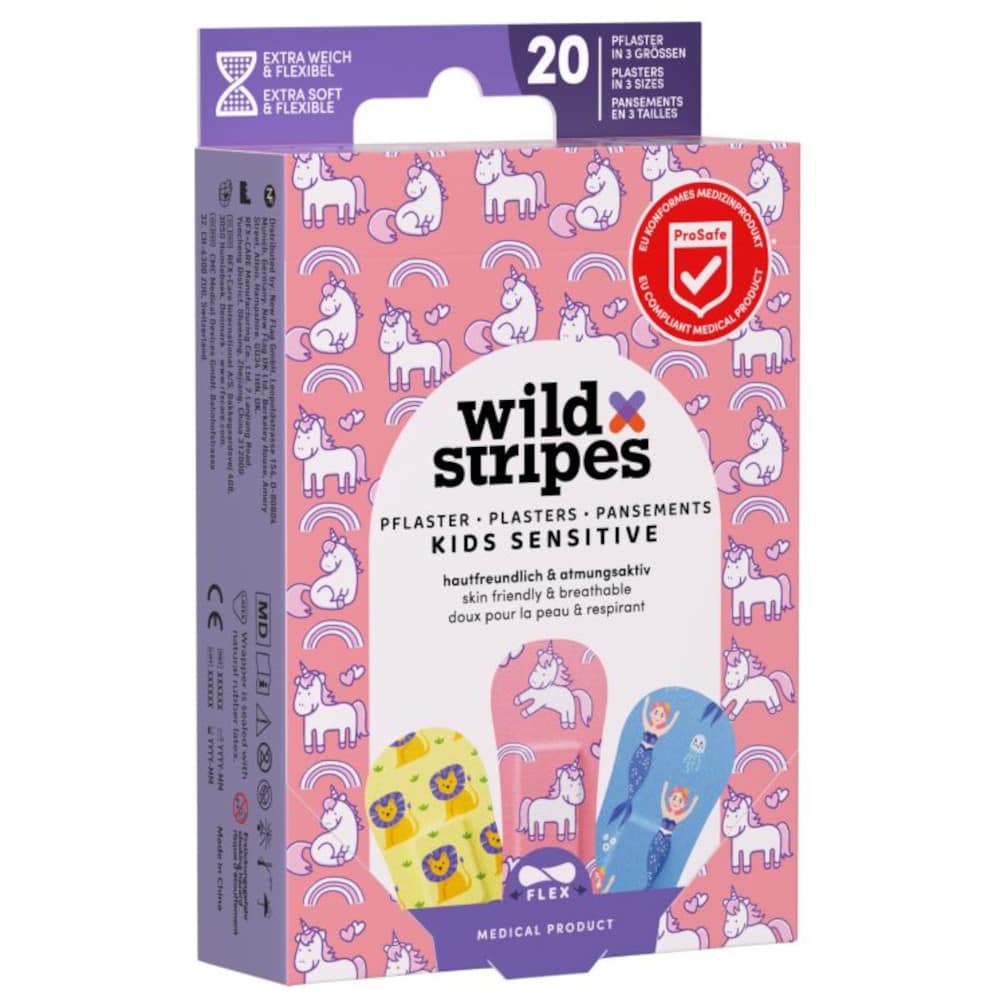 wild Stripes KIDS SENSITIVE 20 St Pflaster