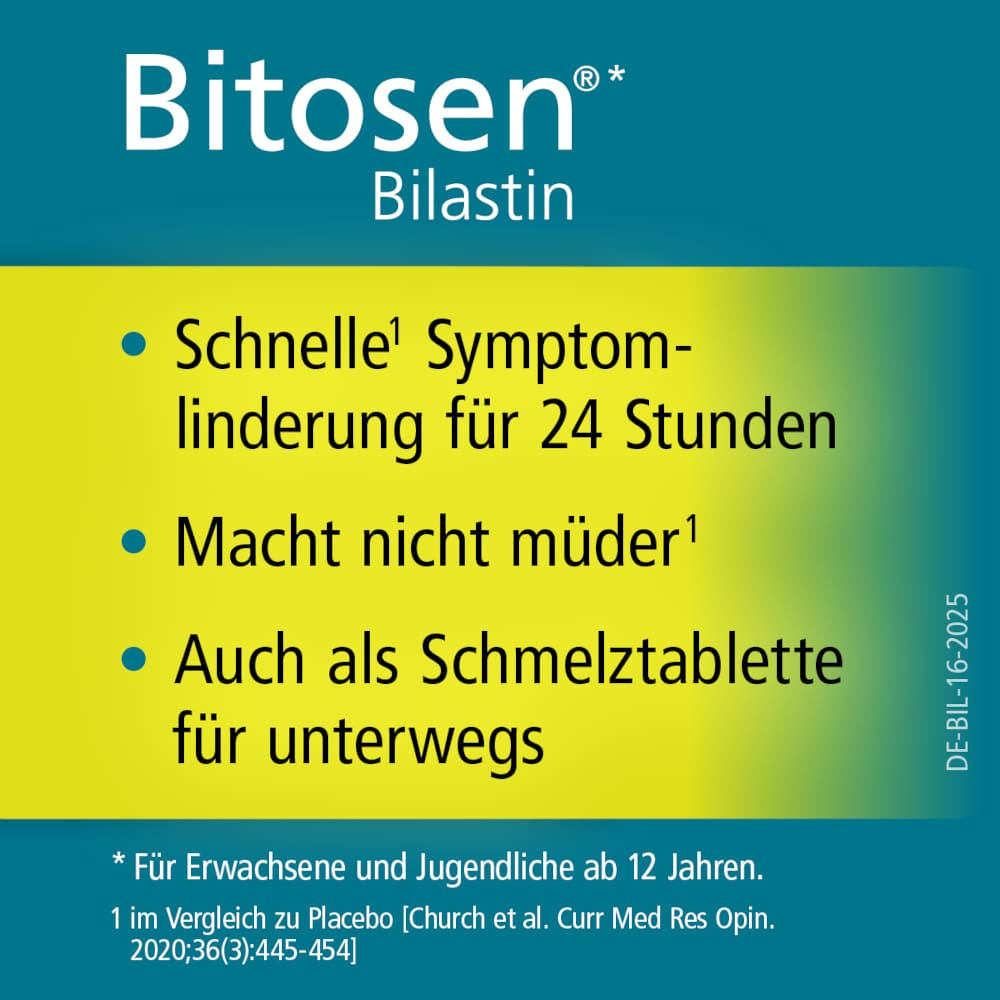 Bitosen 20 mg Antiallergikum 50 St Tabletten