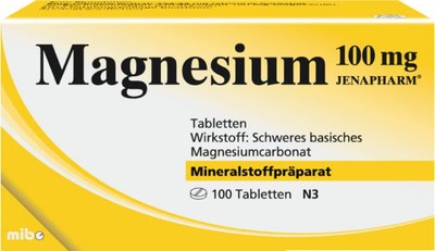 MAGNESIUM 100 mg Jenapharm  100 St Tabletten