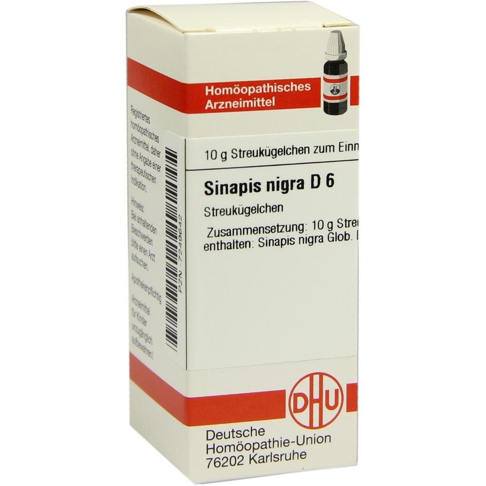 SINAPIS NIGRA D 6 Globuli 10 g Globuli
