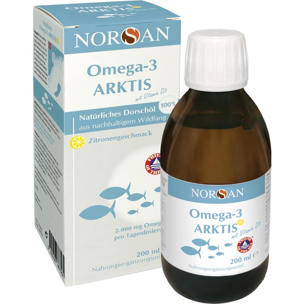 NORSAN Omega-3 ARKTIS mit Vitamin D3 200 ml Flüssigkeit