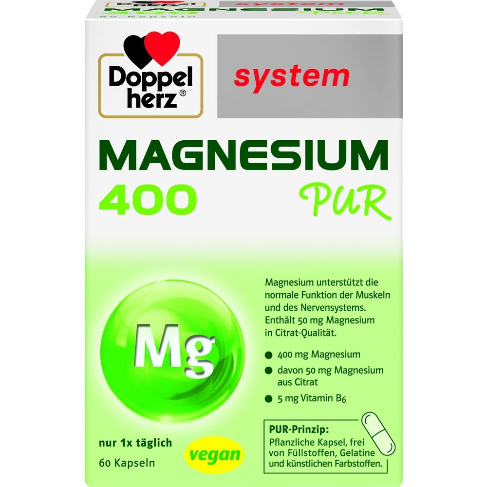 Doppelherz system MAGNESIUM 400 PUR 60 St Kapseln