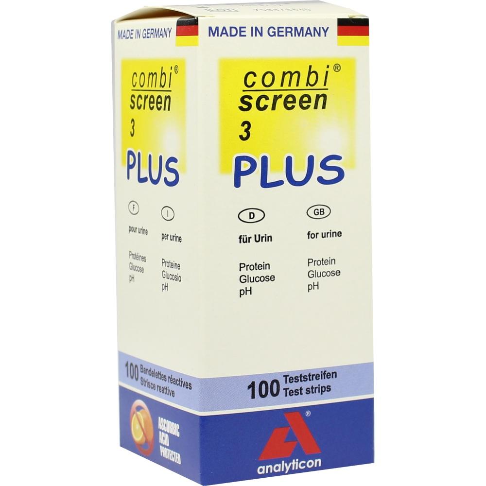 COMBISCREEN 3 Plus Teststreifen 100 St Teststreifen