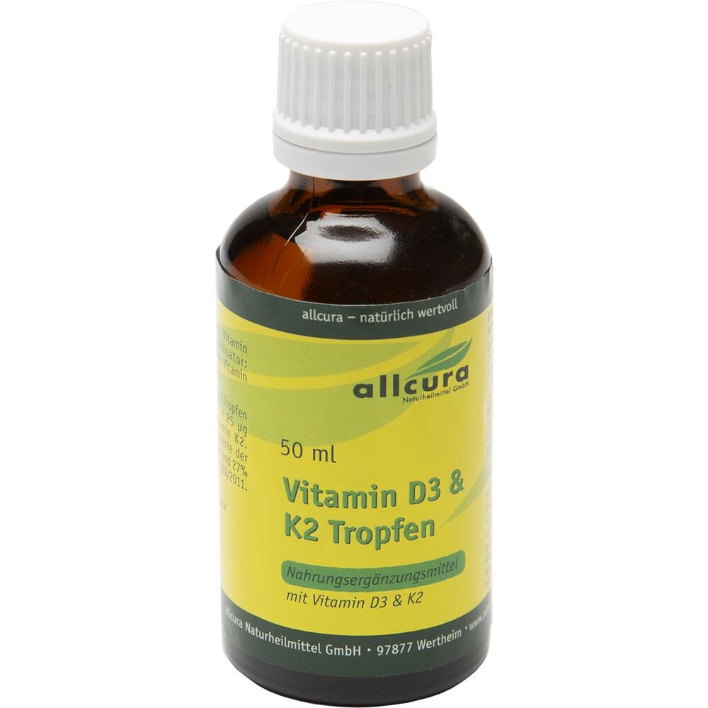 allcura Vitamin D3 & K2 Tropfen 50 ml 50 ml Tropfen