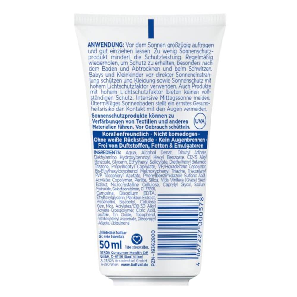 Ladival Allergische Haut Sonnenschutz-Gel Gesicht LSF 50+ 50 ml Gel