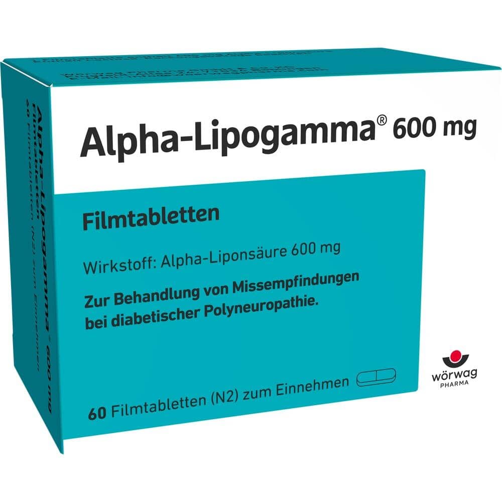 Alpha-Lipogamma 600mg 60 St Filmtabletten
