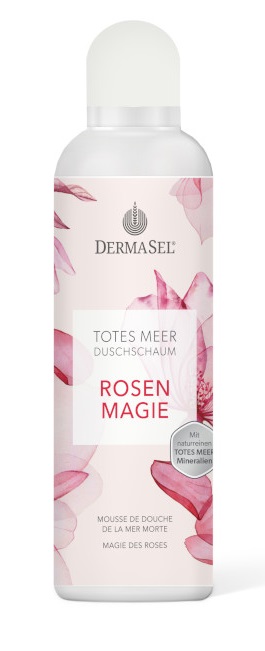 DermaSel Rosenmagie Duschschaum 200 ml Schaum