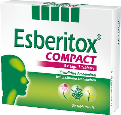 Esberitox COMPACT Tabletten bei Erkältungskrankheiten 20 St Tabletten