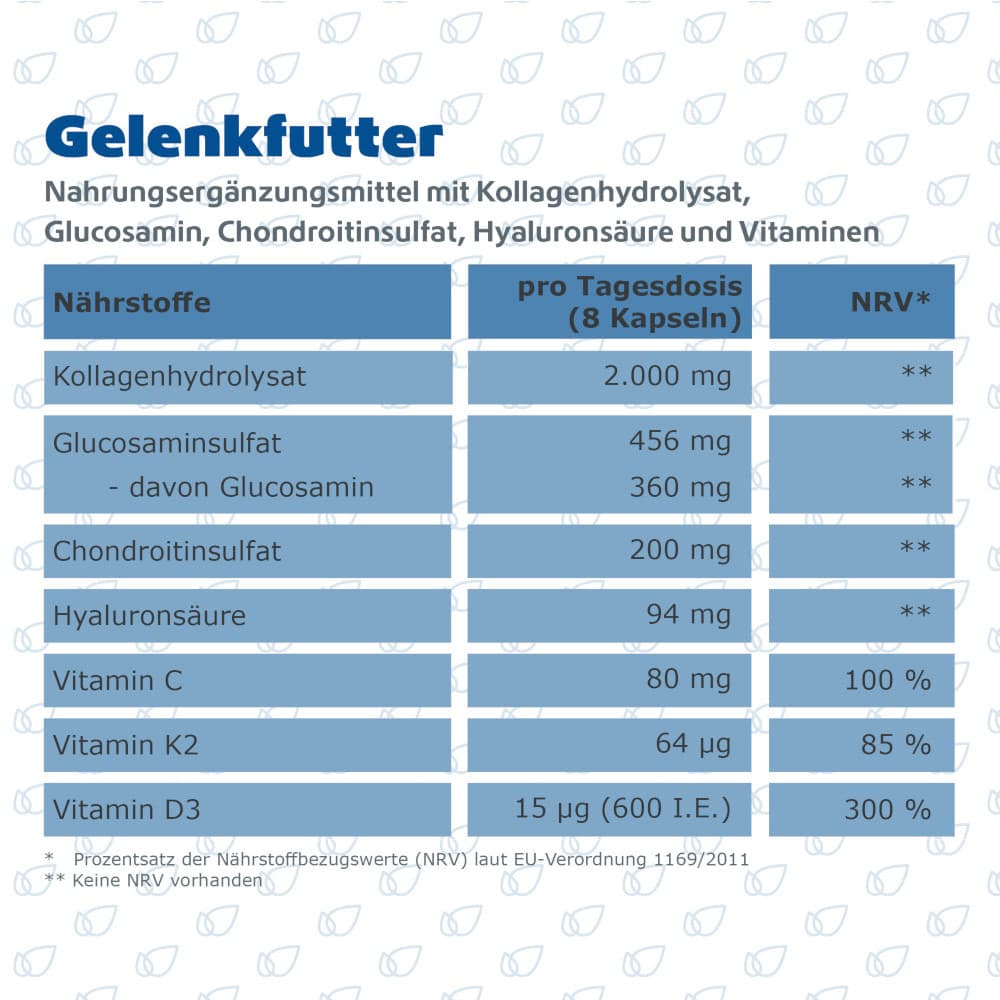 R(h)ein Nutrition Gelenkfutter 240 St Kapseln