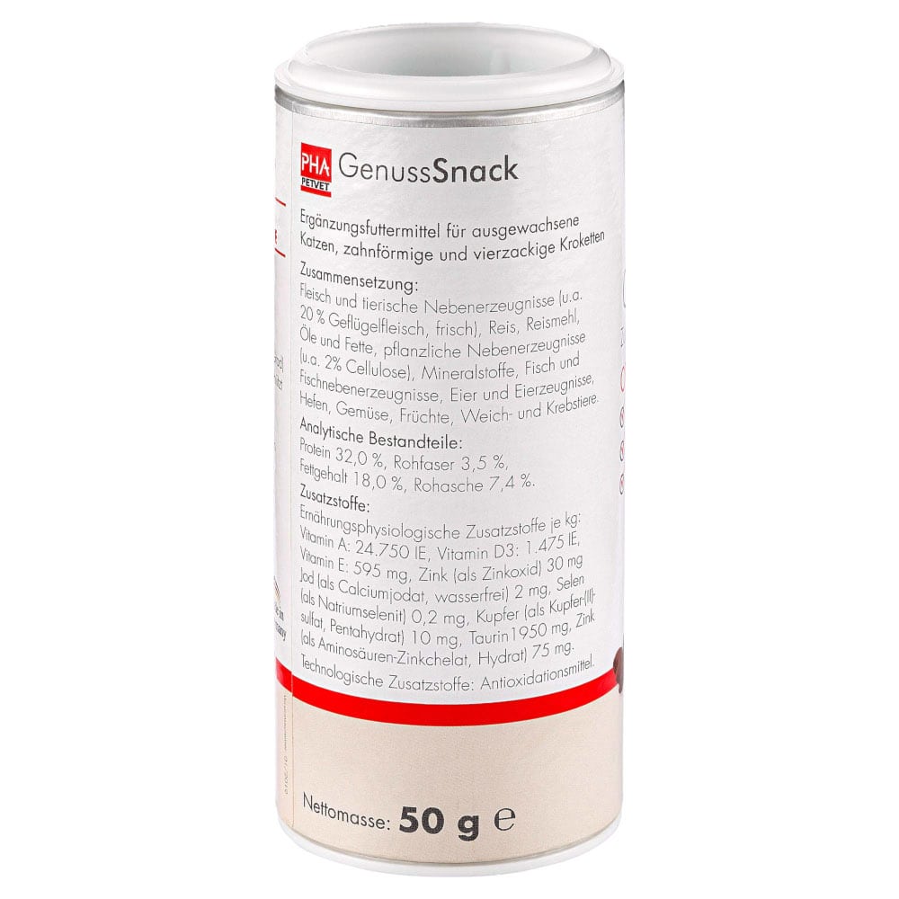 PHA GenussSnack Pellets für Katzen 50 g Pellets