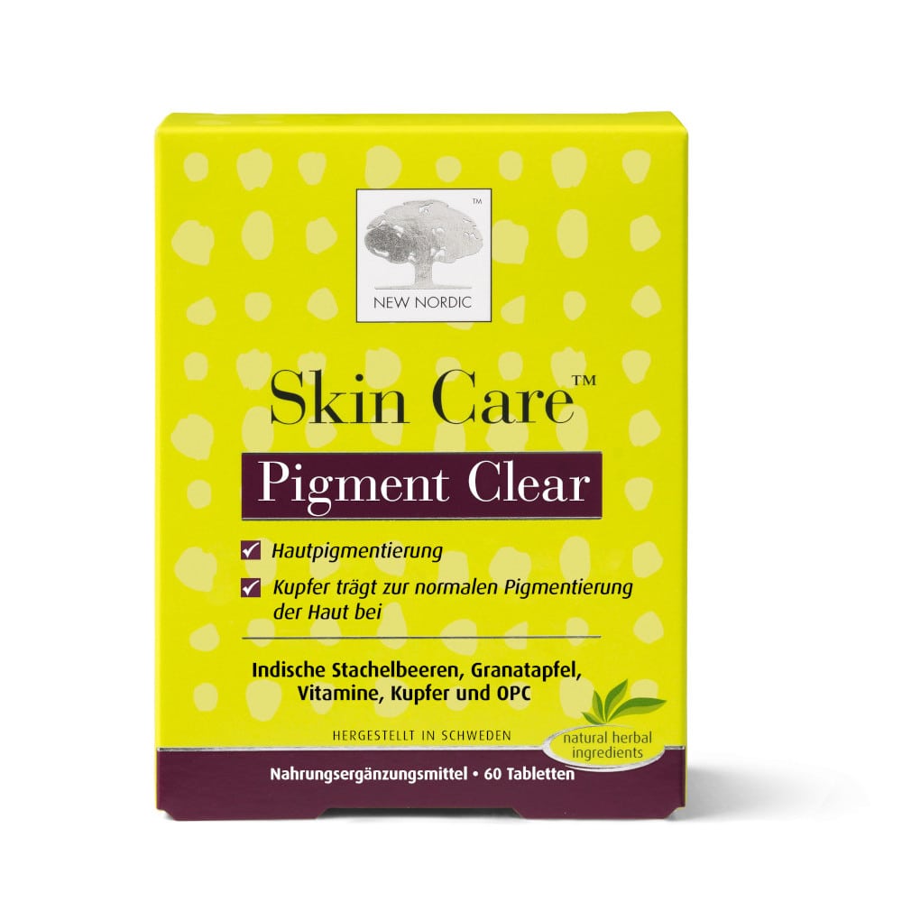 NEW NORDIC Skin Care Pigment Clear 60 St Tabletten