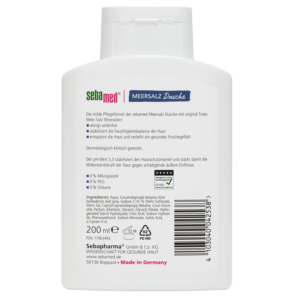 sebamed MEERSALZ Dusche 200 ml Körperpflege
