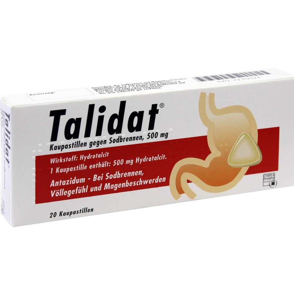Talidat Kaupastillen gegen Sodbrennen 20 St Pastillen