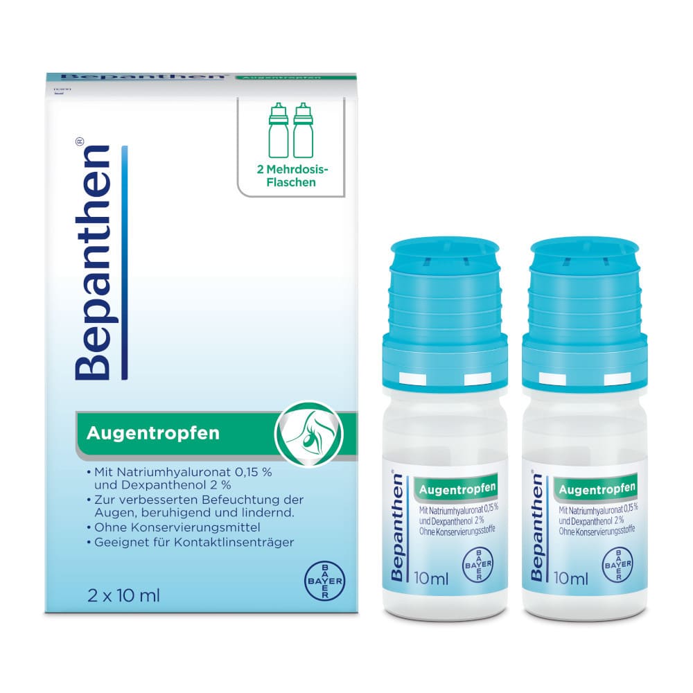 Bepanthen Augentropfen 2X10 ml Augentropfen