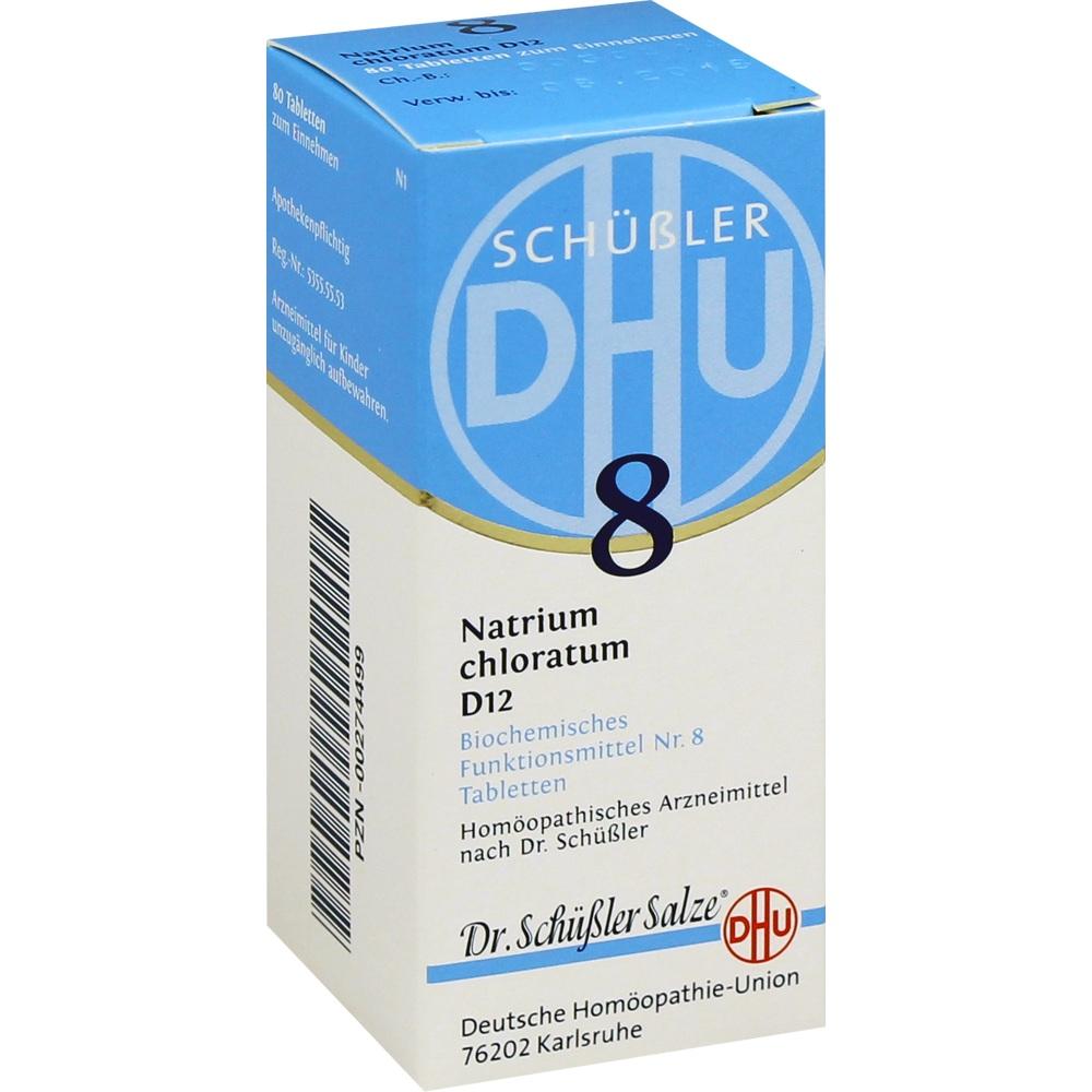 DHU Schüßler-Salz Nr. 8 Natrium chloratum D12 80 St Tabletten