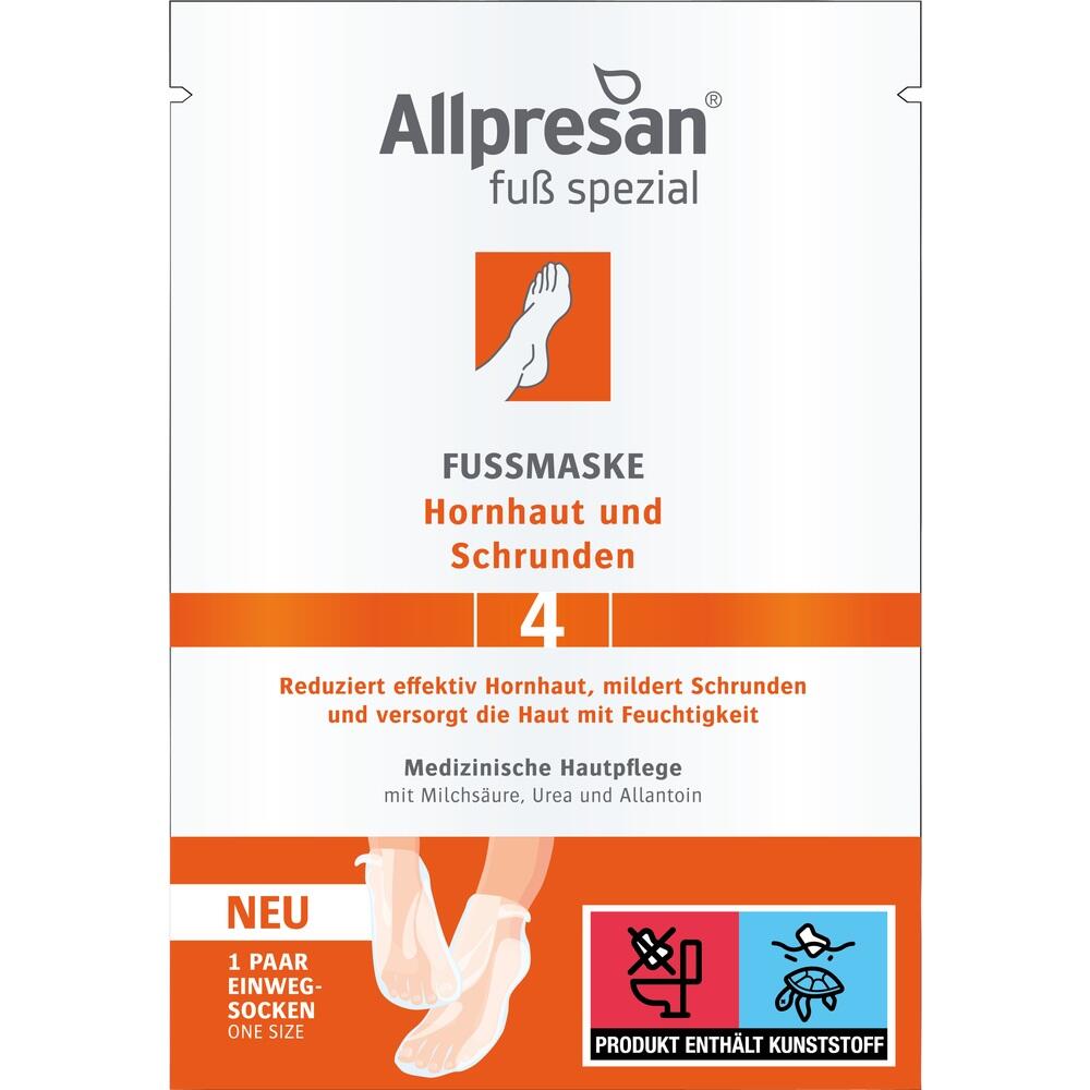 Allpresan fuß spezial Nr. 4 FUSSMASKE 1 Packung