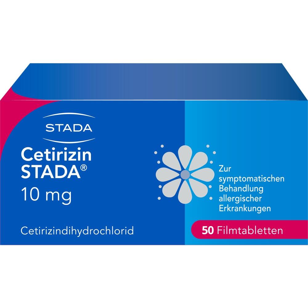 Cetirizin STADA 10 mg 50 St Filmtabletten