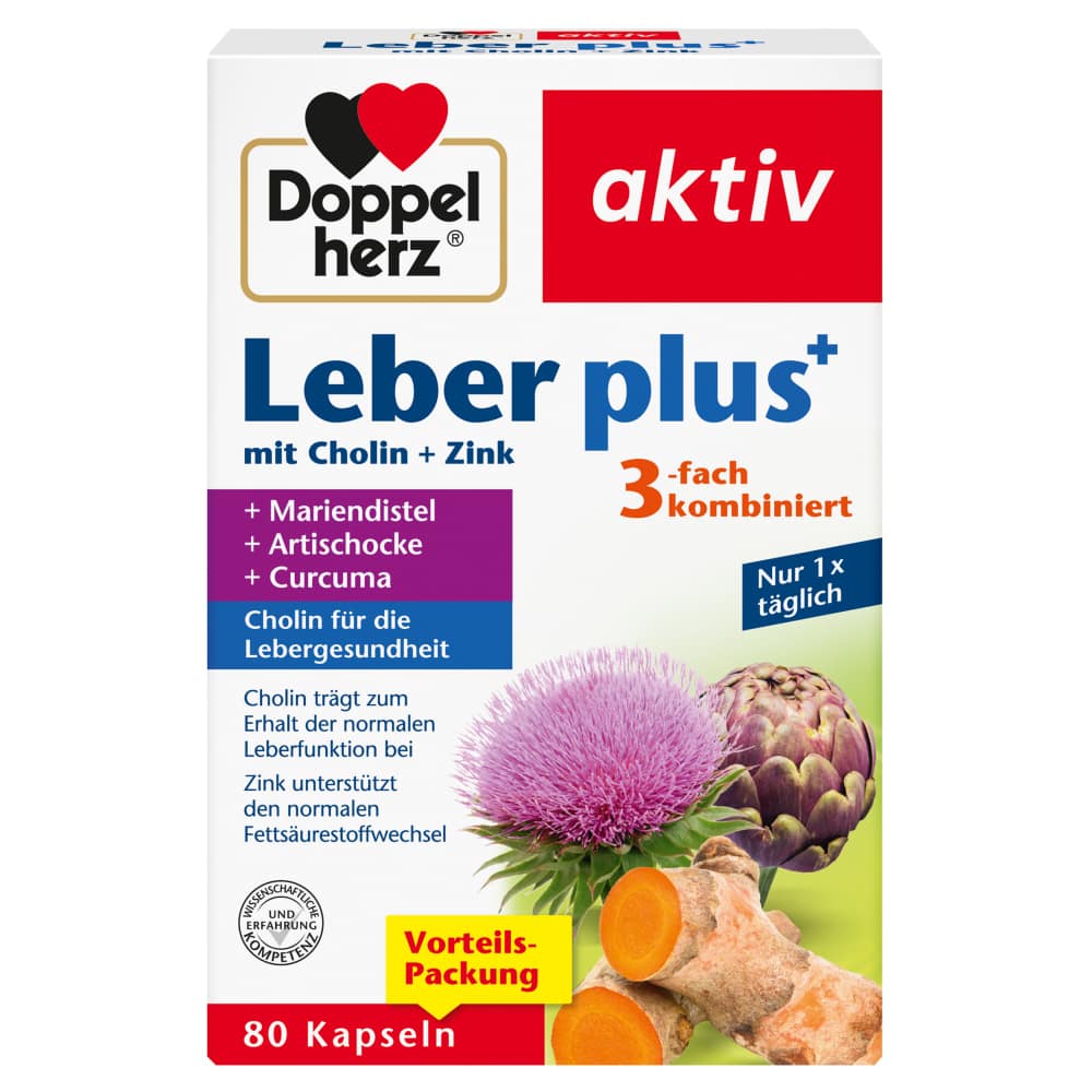 Doppelherz aktiv Leber plus 80 St Kapseln