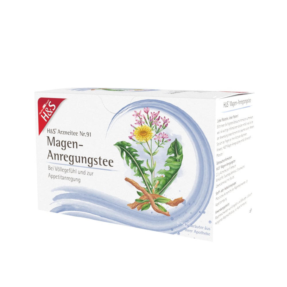 H&S Arzneitee Magen-Anregungstee 20X2.0 g Filterbeutel