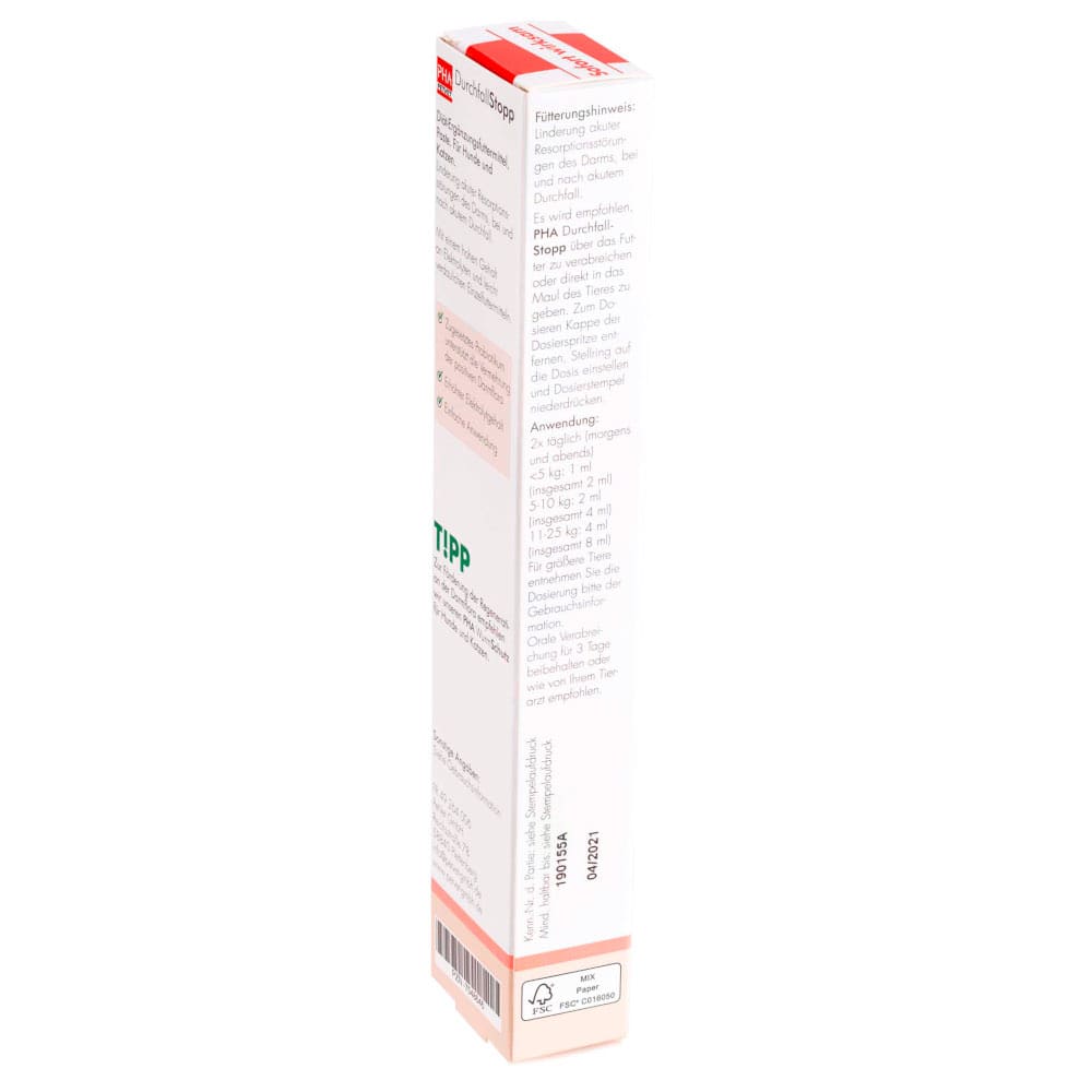 PHA DurchfallStopp Paste Hund & Katze  15 ml Paste