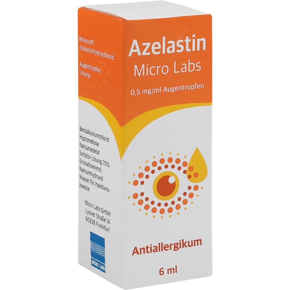 Azelastin  Micro Labs 0,5mg/ml Augentropfen  6 ml Augentropfen