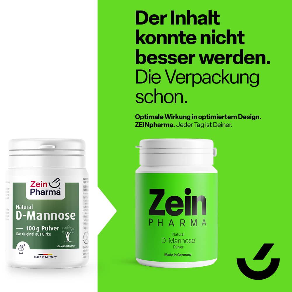 Zein Pharma NATURAL D-Mannose Powder 100 g Pulver