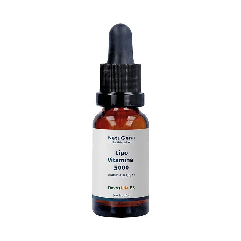 NatuGena Lipo Vitamine 5000 DavosLife E3 700 Tropfen 20 ml Öl