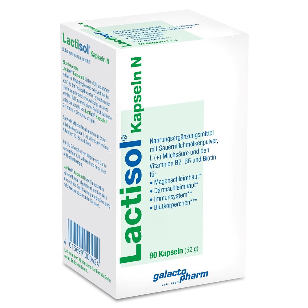 Lactisol Kapseln N 90 St Kapseln