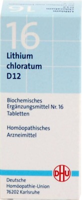 DHU Schüssler-Salz Nr. 16 Lithium chloratum D 12 Tabletten 80 St Tabletten