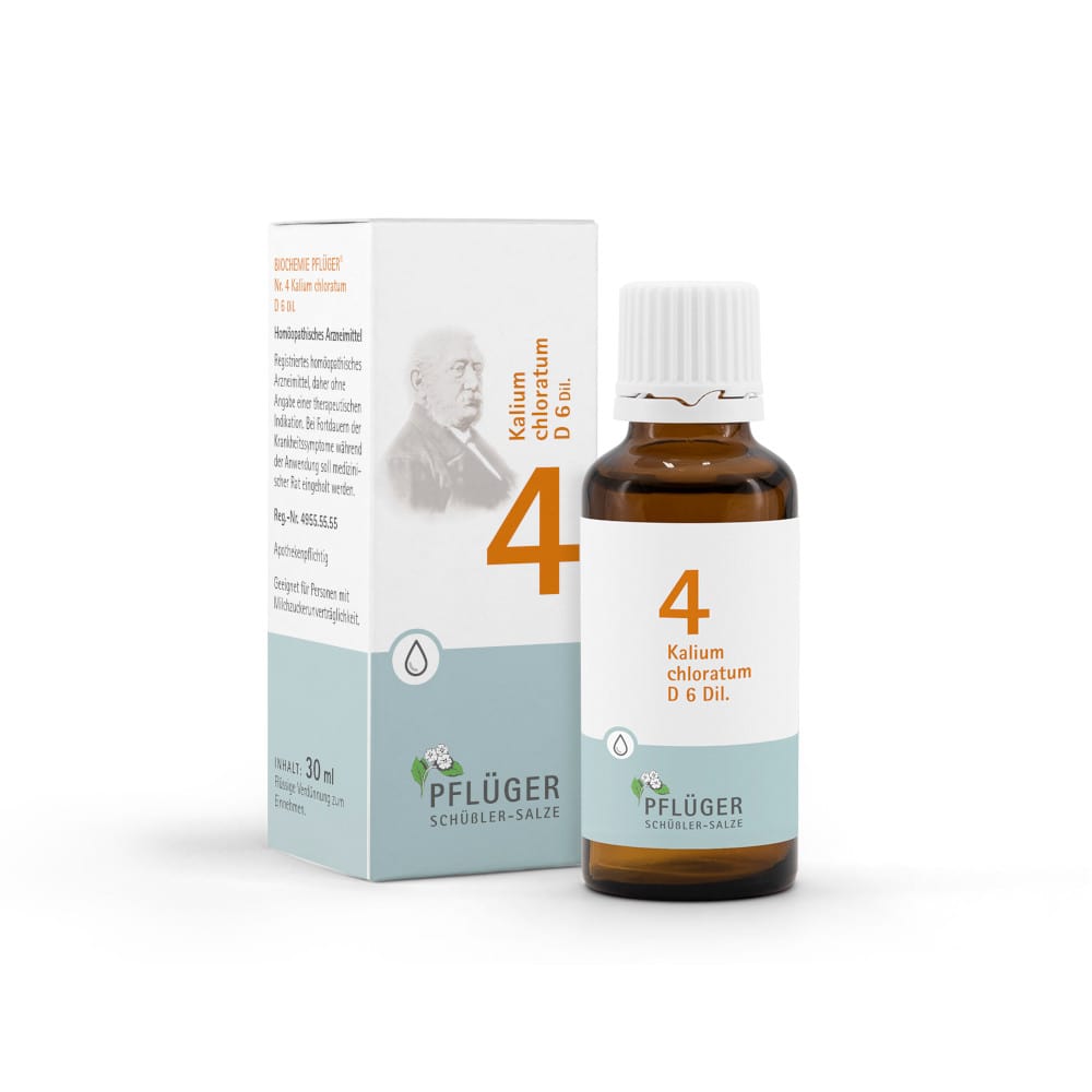Schüßler-Salz Nr. 4 Kalium chloratum D6 30 ml Tropfen