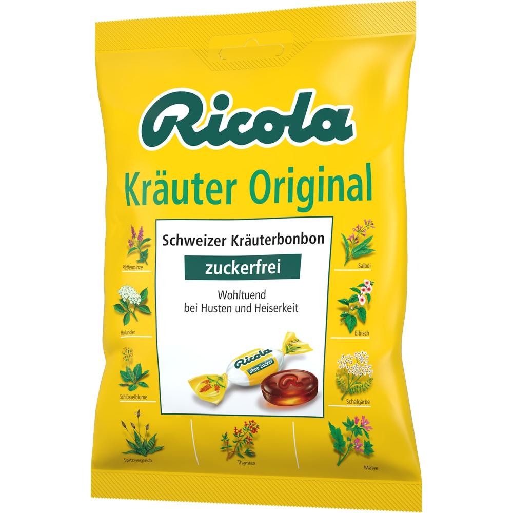 Ricola Kräuter Original zuckerfrei  75 g Bonbons