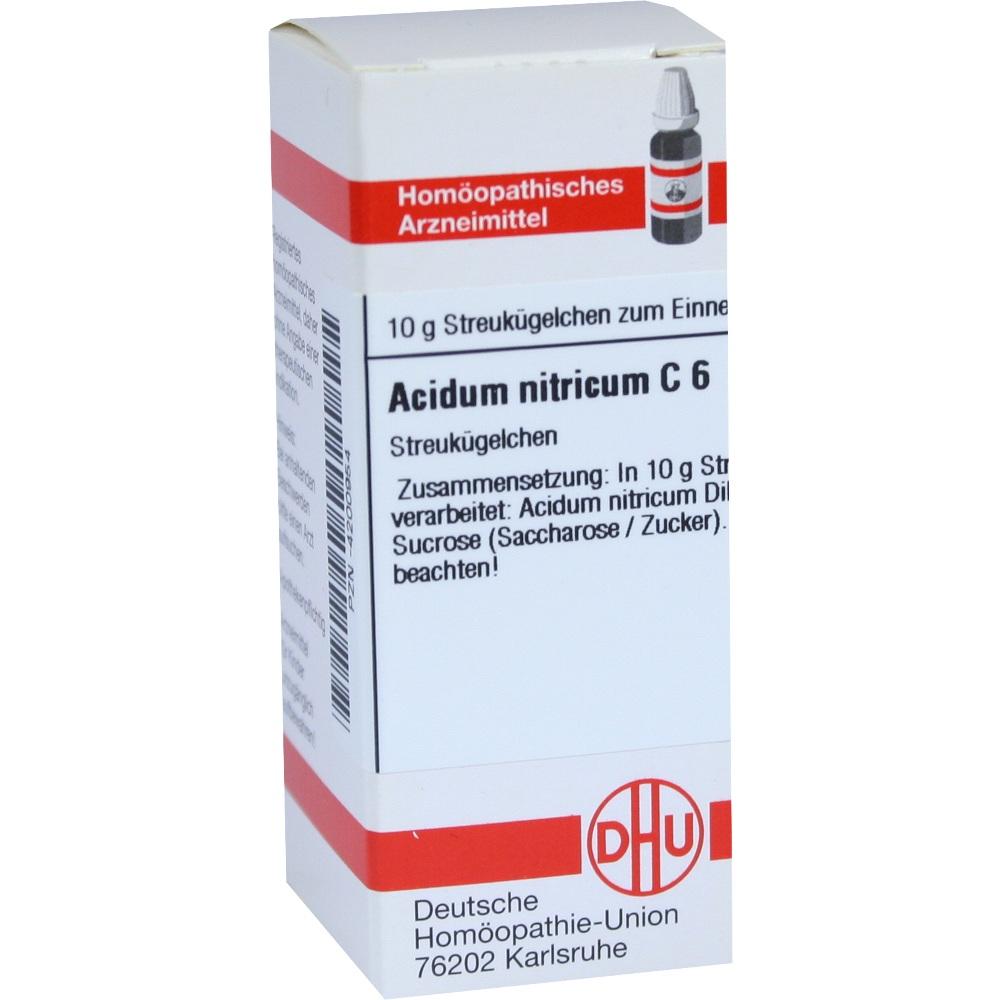 ACIDUM NITRICUM C 6 Globuli 10 g Globuli