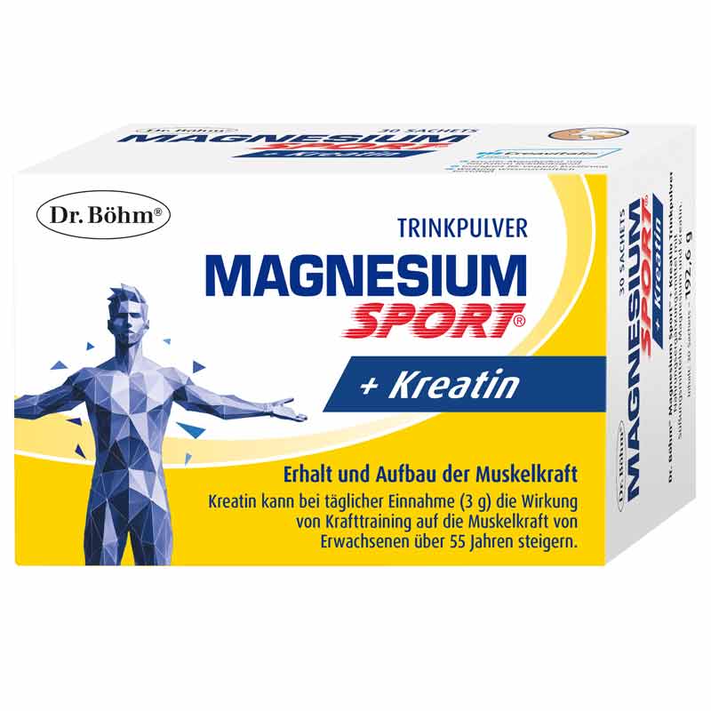 Dr. Böhm MAGNESIUM SPORT + Kreatin 30 St Granulat