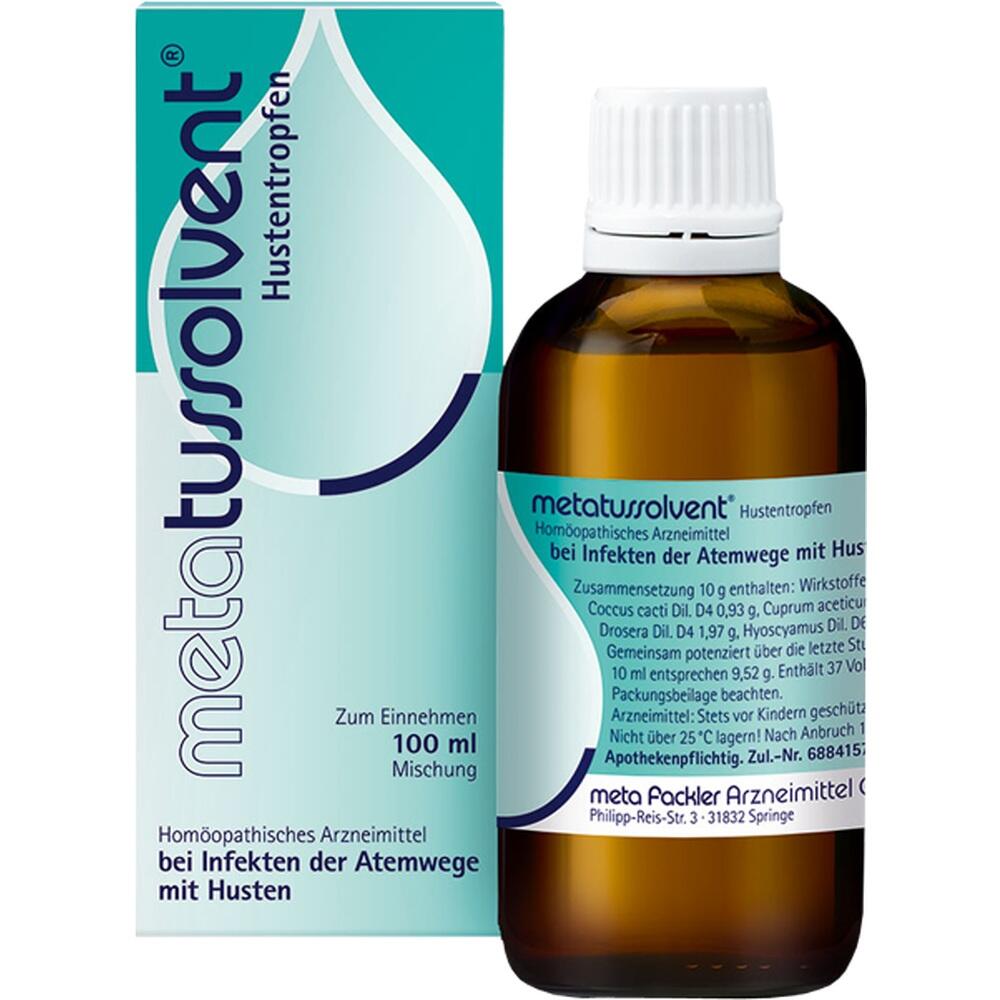 Metatussolvent Hustentropfen 100 ml Mischung