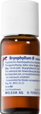 WELEDA BRYOPHYLLUM Urtinktur 50 ml Dilution