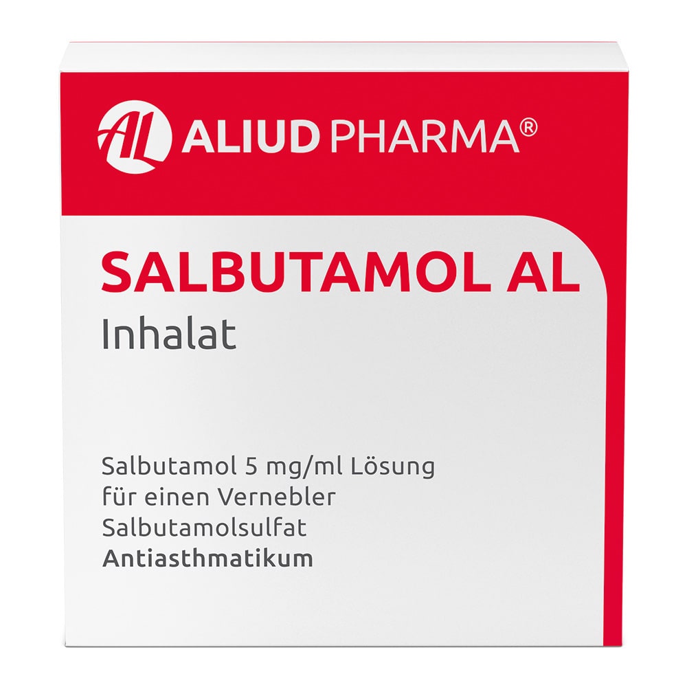 Salbutamol AL Inhalat 10 ml Lösung für einen Vernebler