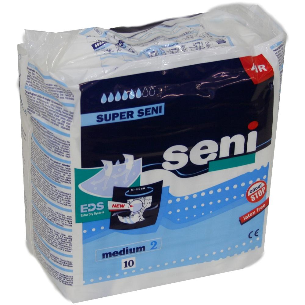 SUPER SENI Gr.2 M Inkontinenzhose f.Erw. 10 St