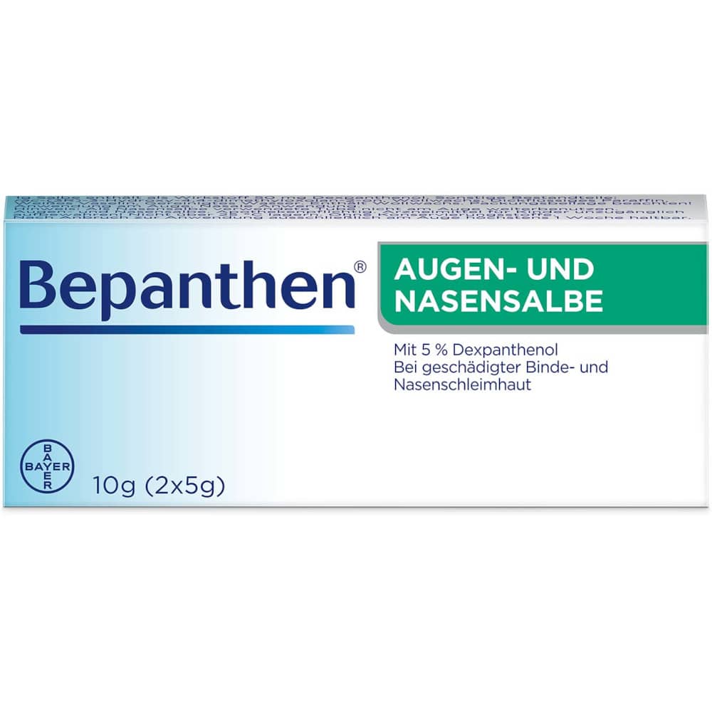 Bepanthen AUGEN- UND NASENSALBE 10 g Augen- und Nasensalbe