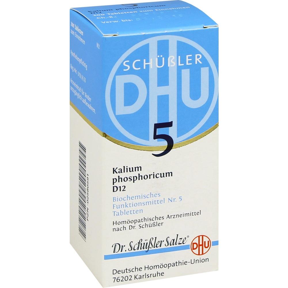 DHU Schüßler-Salz Nr. 5 Kalium phosphoricum D12  200 St Tabletten