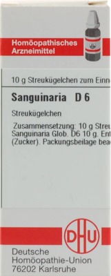SANGUINARIA D 6 Globuli 10 g Globuli