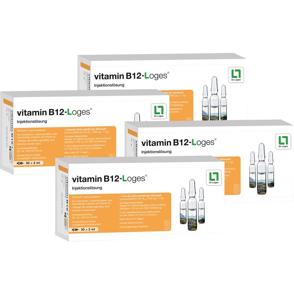 vitamin B12 Loges Injektionslösung 200X2 ml Ampullen