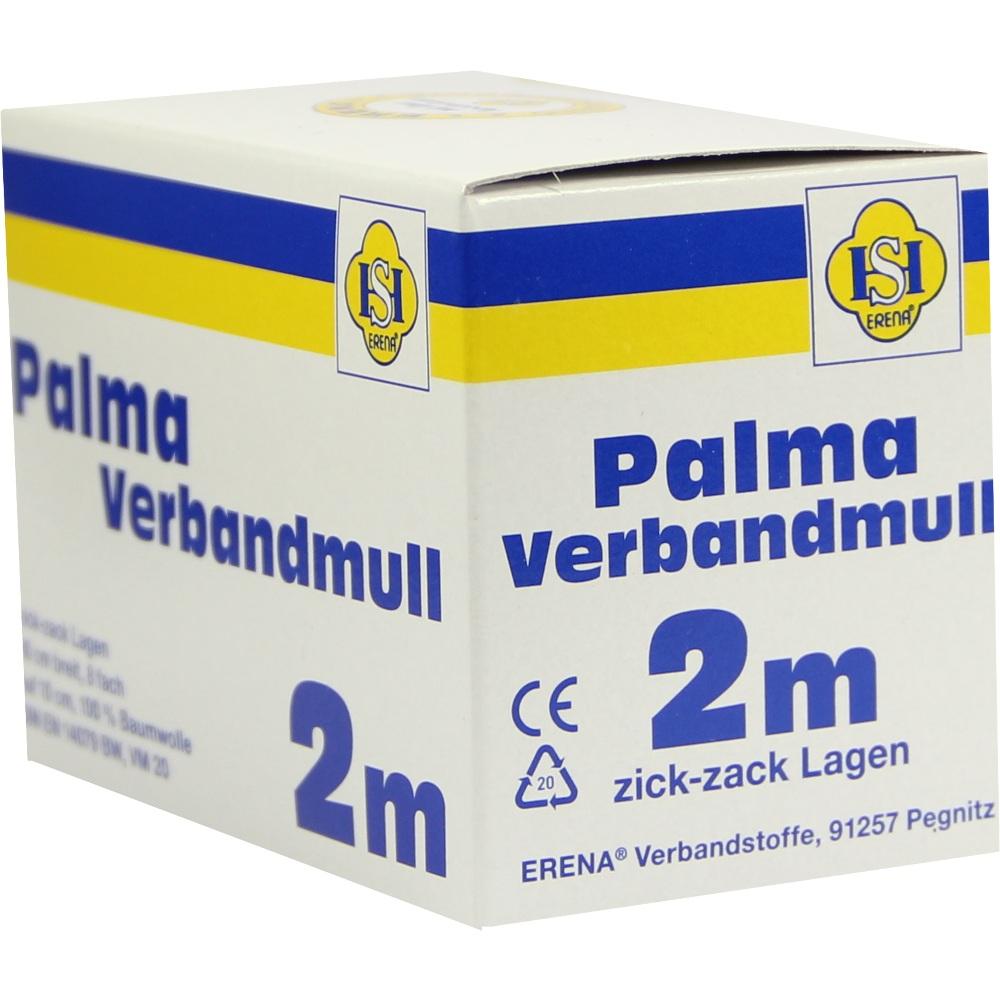 PALMA Verbandmull 80 cm 2 m zickzack Lagen 1 St