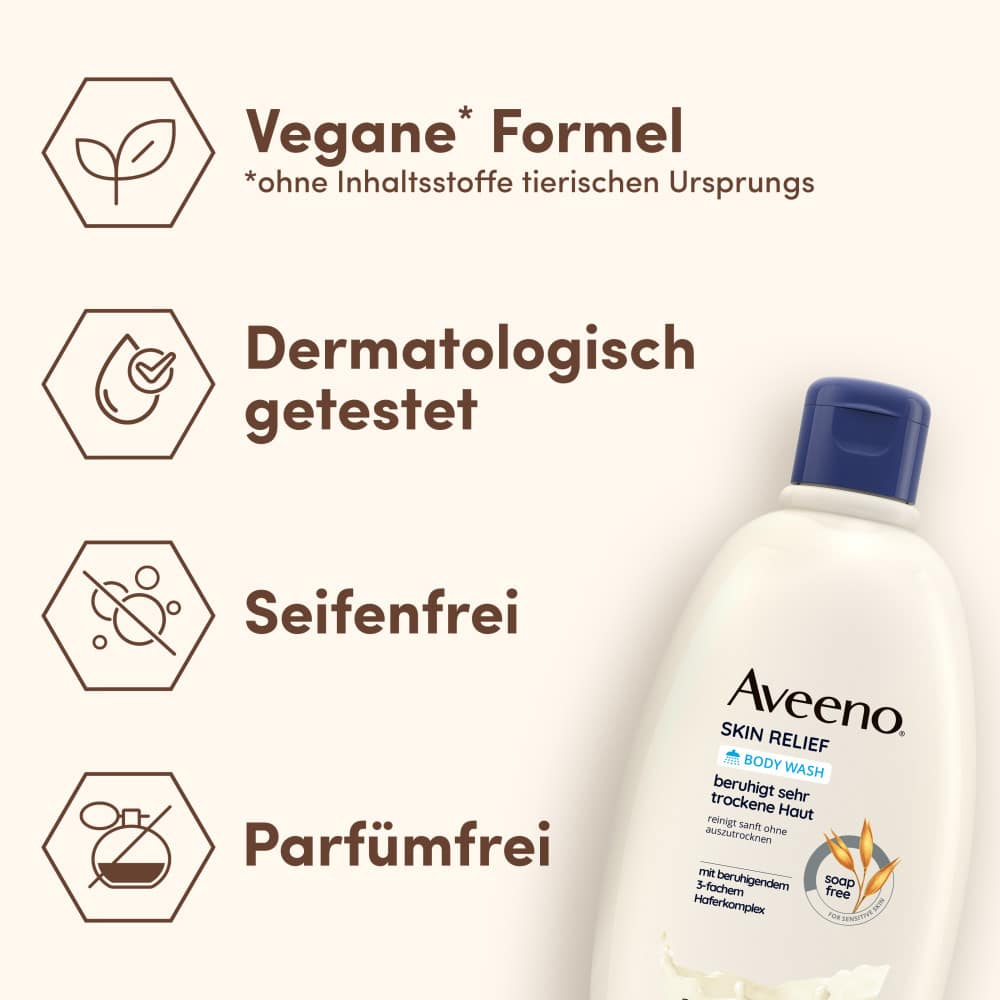 Aveeno Skin Relief Seifenfreies Duschgel 500 ml Duschgel
