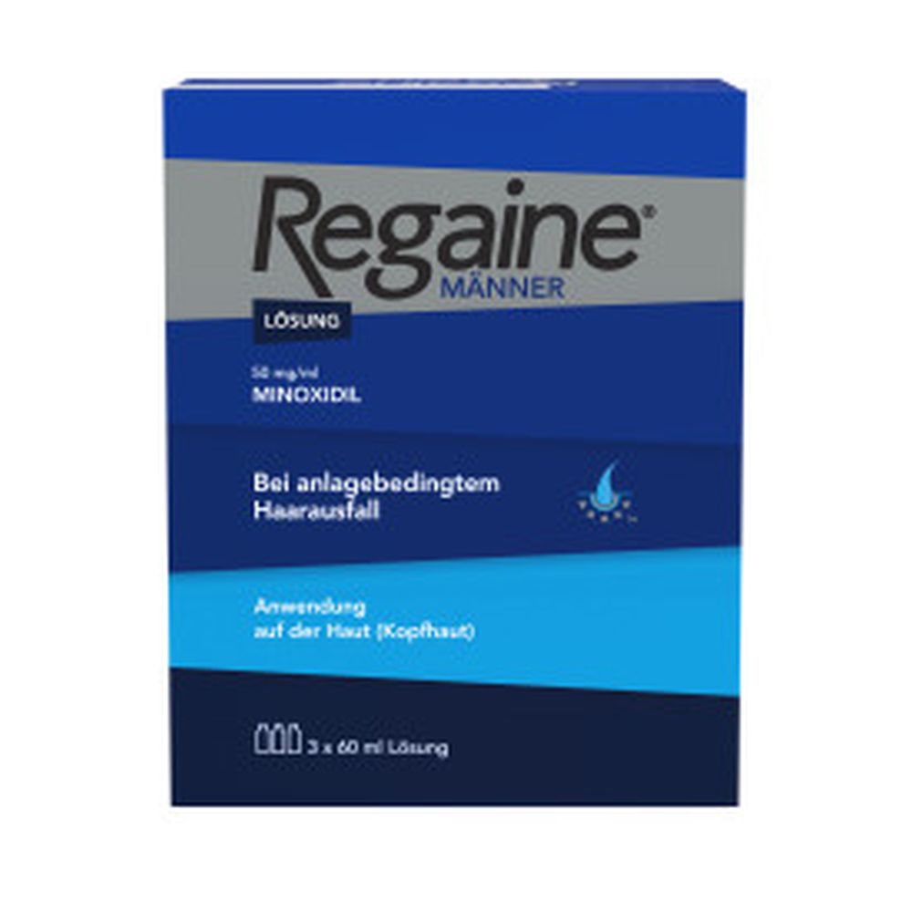Regaine MÄNNER Lösung (3 Monats Packung) bei erblich bedingtem Haarausfall