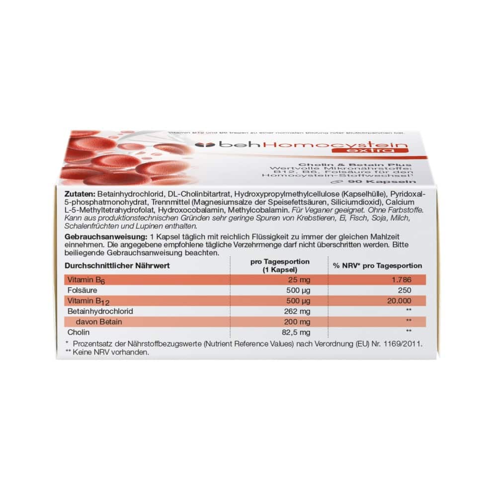 beh Homocystein extra 90 St Kapseln
