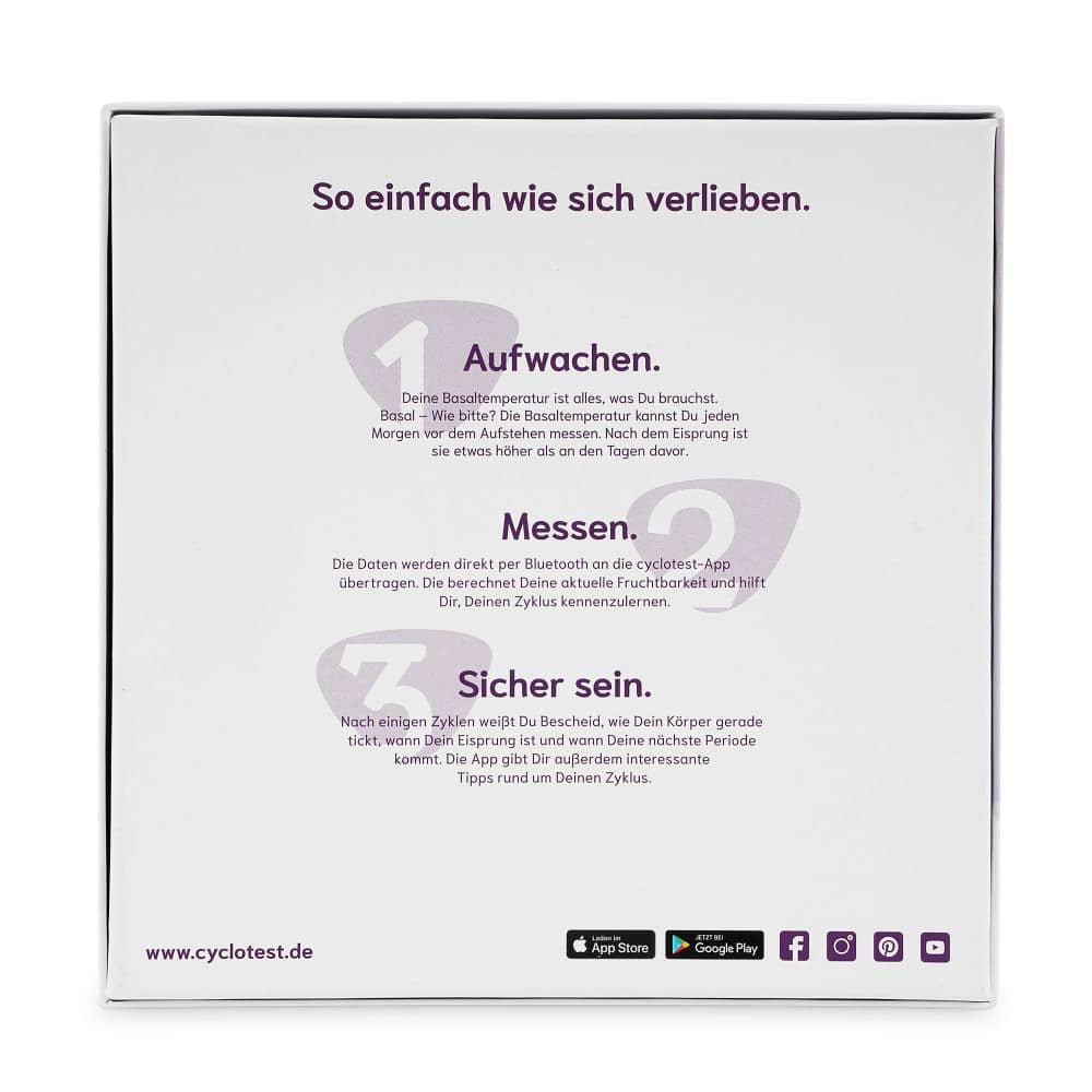 Cyclotest Mysense Digitales Bluetooth-Basalthermometer 1 St