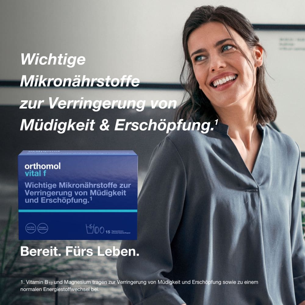 Orthomol vital f 15 Tagesportionen