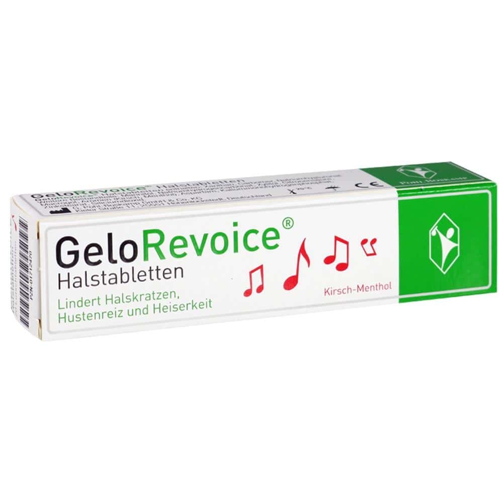 GeloRevoice Halstabletten Kirsch-Menthol 20 St. 20 St Lutschtabletten