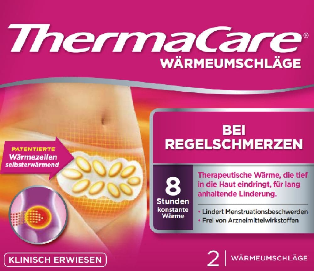 ThermaCare WÄRMEUMSCHLÄGE BEI REGELSCHMERZEN 2 St